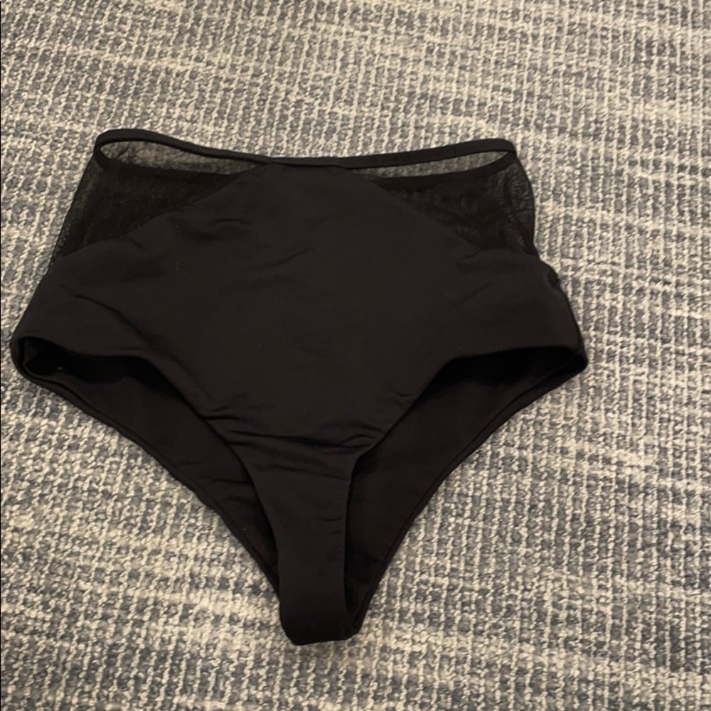 Mara Hoffman black bikini bottom